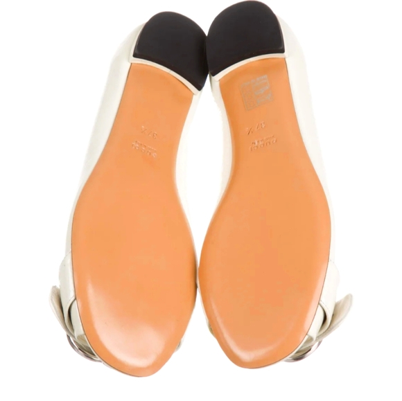 Gucci Peep-Toe Flats (never worn!) - Picture 5 of 6